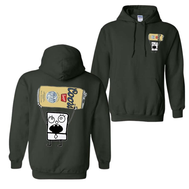 Doodlebob Coors Barquet Essential Hoodie, Funny Drinking Shirt, Coors Barquet Shirt For Men And Women