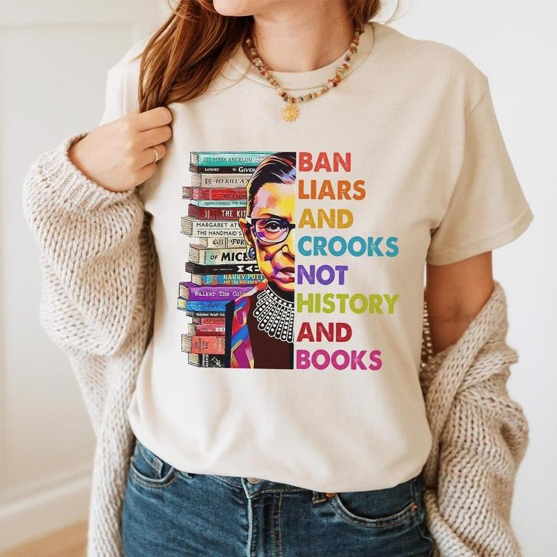 Ruth Bader Ginsburg Shirt, Banned Books Shirt, RBG Shirt, Ruth Bader Ginsburg, Vote Shirt, Banned Books, I'm With The Banned, Vote Ruth Bader Ginsburg