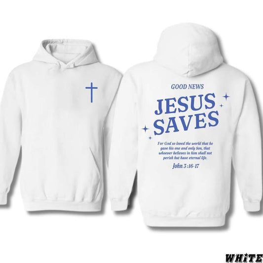 Christian T-Shirt/Hoodie Jesus Saves T-Shirt/Hoodie, Unisex T-Shirt for men and women, Vintage Sport Pullover