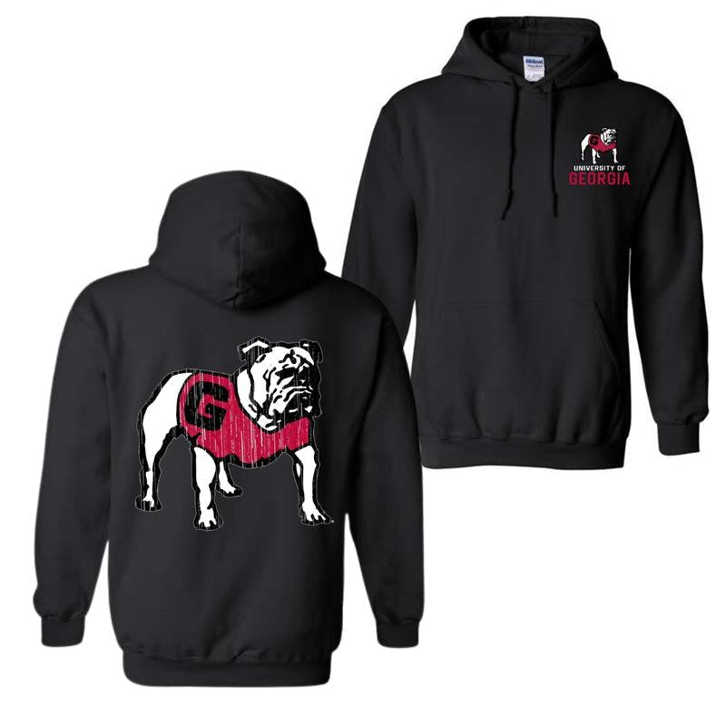 Georgia Bulldogs Vintage Logo Hoodie, Hoodies For Man And Women