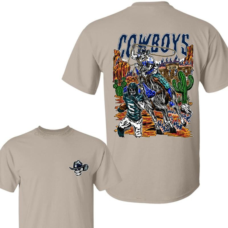 Dallas Football Limited Edition Graphic Cow boys T-shirt/Hoodie, Vintage for Men and Women, Unisex Vintage Crewneck
