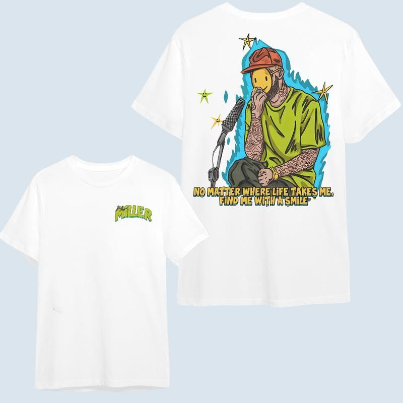 No Matter 2 Sides T-Shirt/Hoodie Mac Miller Unisex T-Shirt/Hoodie,Vintage for Men and Women, Unisex Vintage Crewneck Tee - Casual