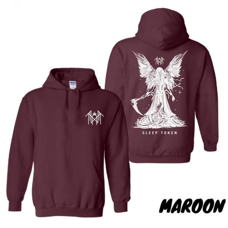 Sleep Token Band Hoodie/T-Shirts Unique Design with Double Side Hoodie/T-Shirts Vintage Style Unisex T-shirt/Hoodie, Vintage for Men and Women