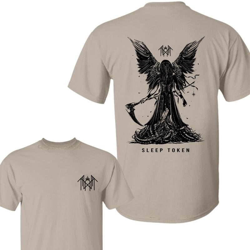 Sleep Token Band Hoodie/T-Shirts Unique Design with Double Side Hoodie/T-Shirts Vintage Style Unisex T-shirt/Hoodie, Vintage for Men and Women