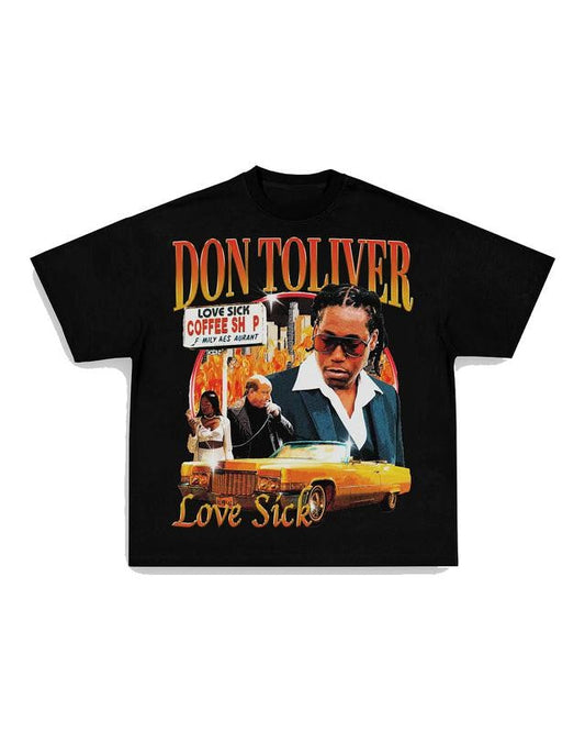 DON TOLIVER V2 TEE Print Short Sleeve T-Shirt Menswear Top Underwear Tshirt Streetwear Man Crewneck Casual Round Neck Tropical