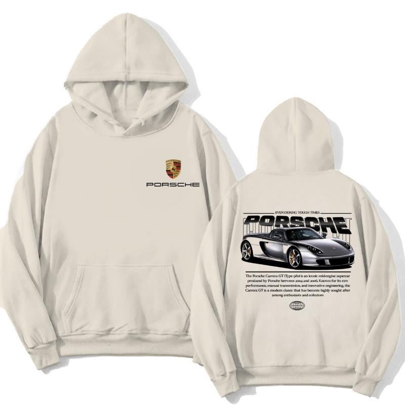 Porsche Carrera GT 2 side T-shirt, Hoodie, Sweater, Shirt For Men, for Women, Car Enthusiast Shirt, Car Clothing Classic Cotton Menswear