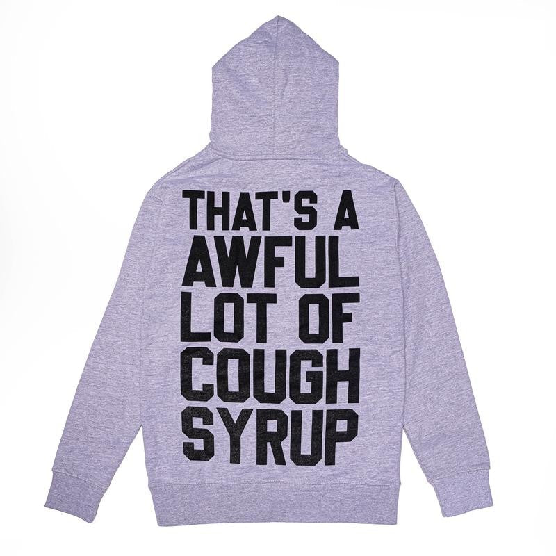 Classic Cough Syrup Hoodie, awful lotta cough syrup hoodie, menswear, for men, women