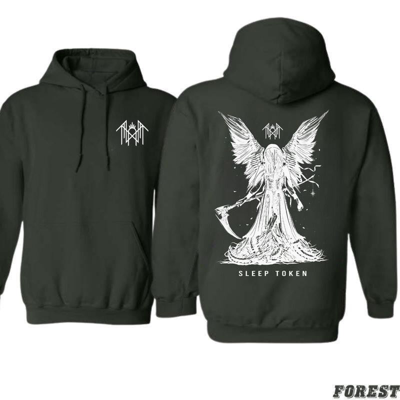 Sleep Token Band Hoodie/T-Shirts Unique Design with Double Side Hoodie/T-Shirts Vintage Style Unisex T-shirt/Hoodie, Vintage for Men and Women