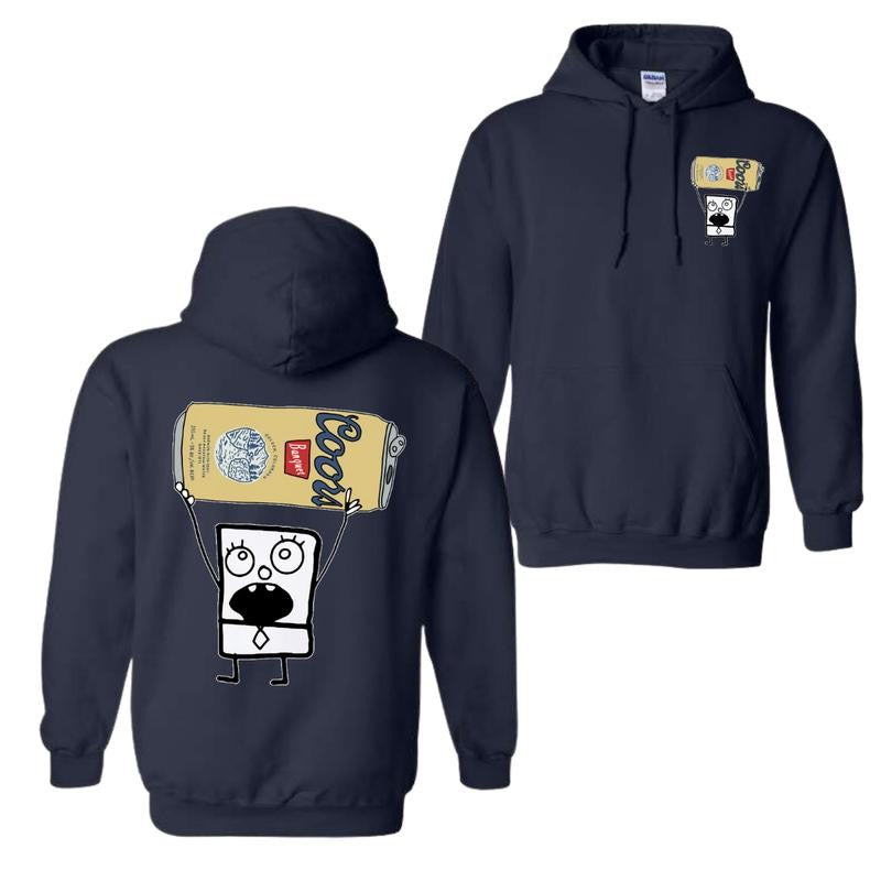 Doodlebob Coors Barquet Essential Hoodie, Funny Drinking Shirt, Coors Barquet Shirt For Men And Women
