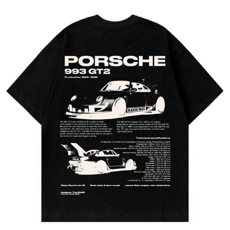 Porsche 993 GT2 T-shirt, Car Enthusiast Shirt, Car Clothing