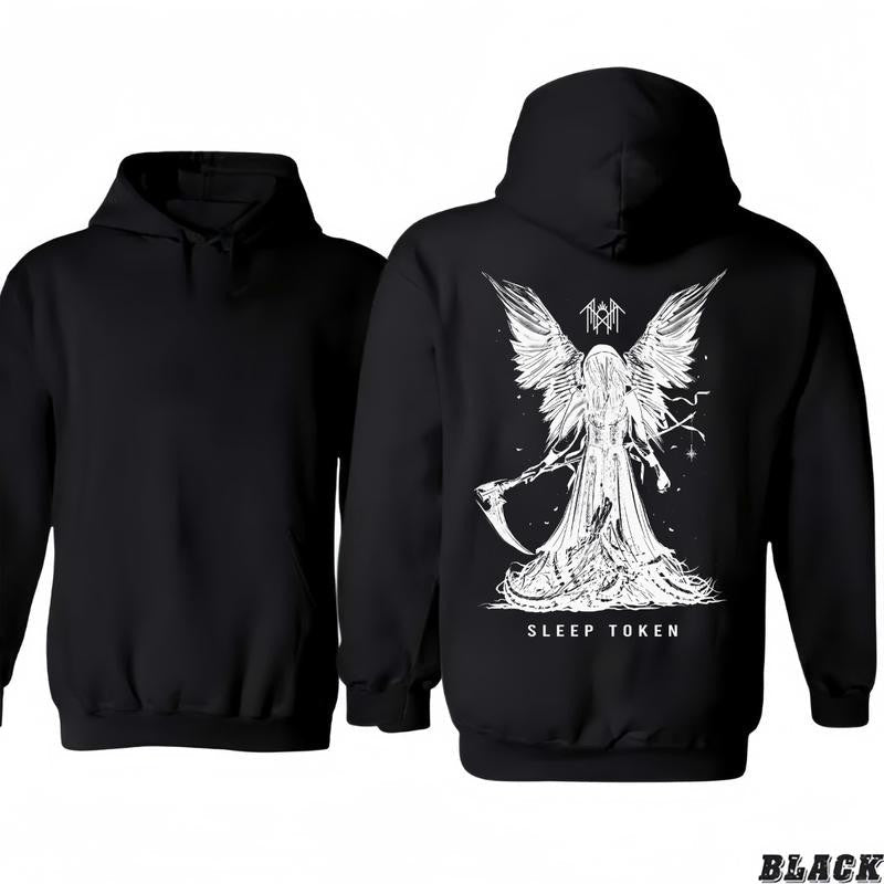 Sleep Token Band Hoodie/T-Shirts Unique Design with Double Side Hoodie/T-Shirts Vintage Style Unisex T-shirt/Hoodie, Vintage for Men and Women