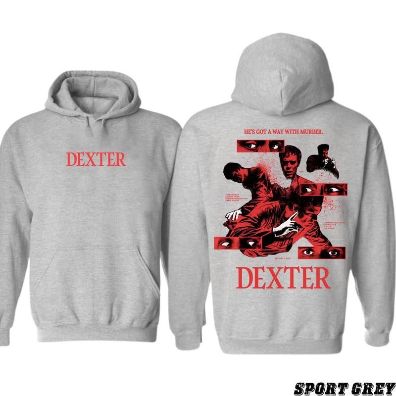 Dexter Hes Got A Way With Murder T-shirt/Hoodie Dexter Morgan T-shirt/Hoodie Vintage Style Unisex T-shirt/Hoodie, Vintage for Men and Women