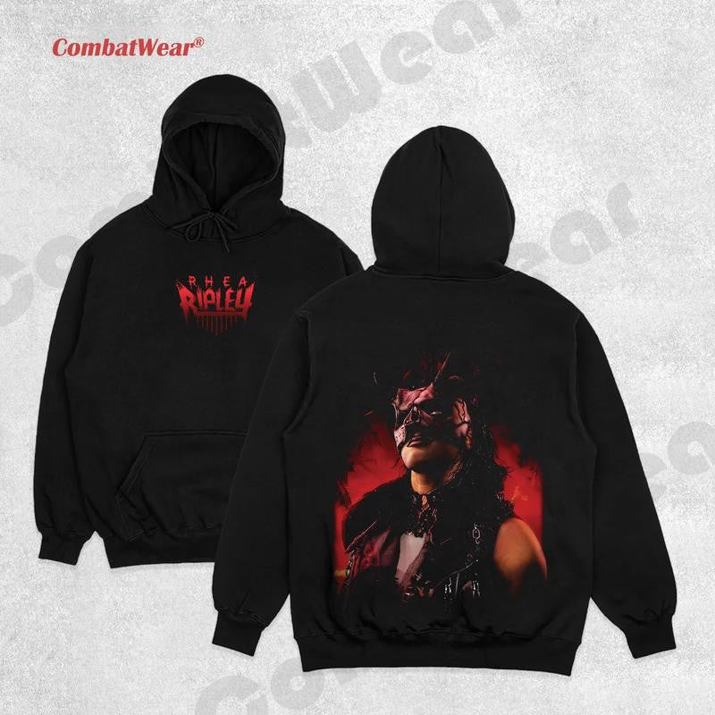 RHEA RIPLEY NEW HOODIE-SWEATER-TEE , Wrestling Tee, Wrestling Graphic Tee, Wrestler Shirt, Sports Shirt, Vintage Wresting Shirt, Wrestling Gift