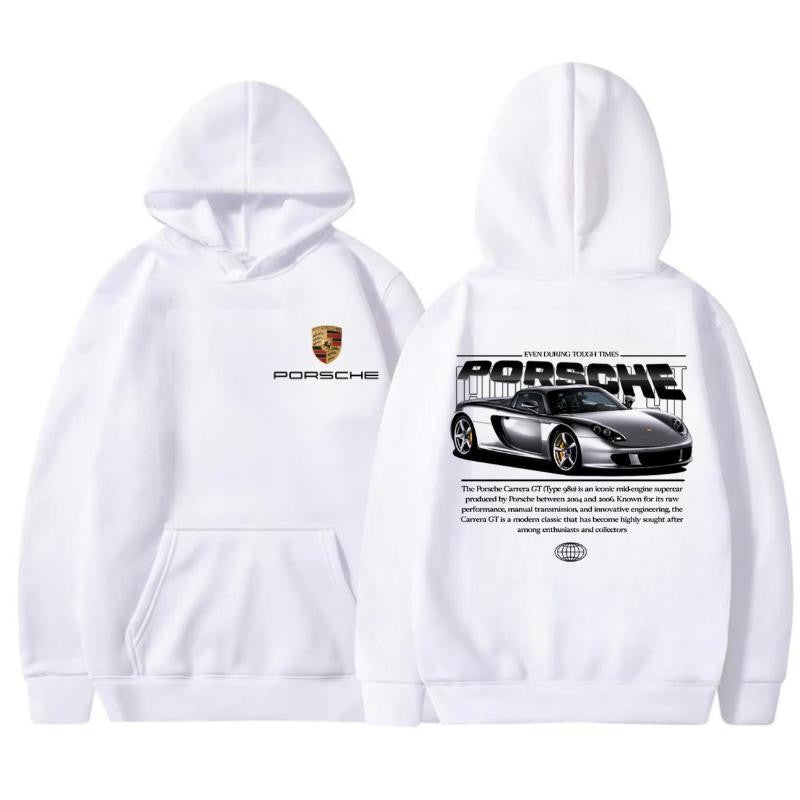 Porsche Carrera GT 2 side T-shirt, Hoodie, Sweater, Shirt For Men, for Women, Car Enthusiast Shirt, Car Clothing Classic Cotton Menswear