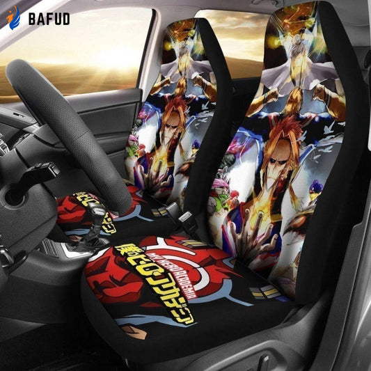 Toshinori Yagi My Hero Academia All Might Car Seat Covers For Fan Gifts MN04 - Bafud