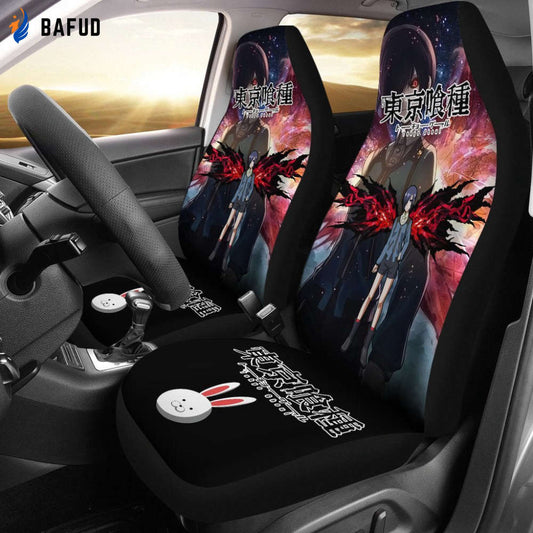 Touka Kirishima Tokyo Ghoul Car Seat Covers For Fan Gifts Anime - Bafud