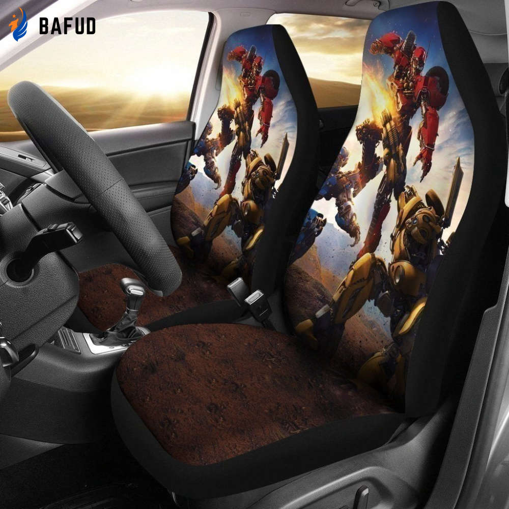 Transformer Car Seat Covers For Fan Gifts Custom Car Decoration Accessories - Bafud