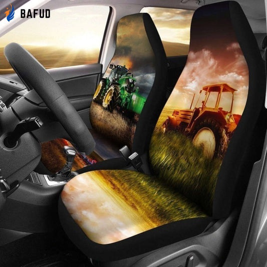 Truck Farming Car Seat Covers For Fan Gifts - Bafud