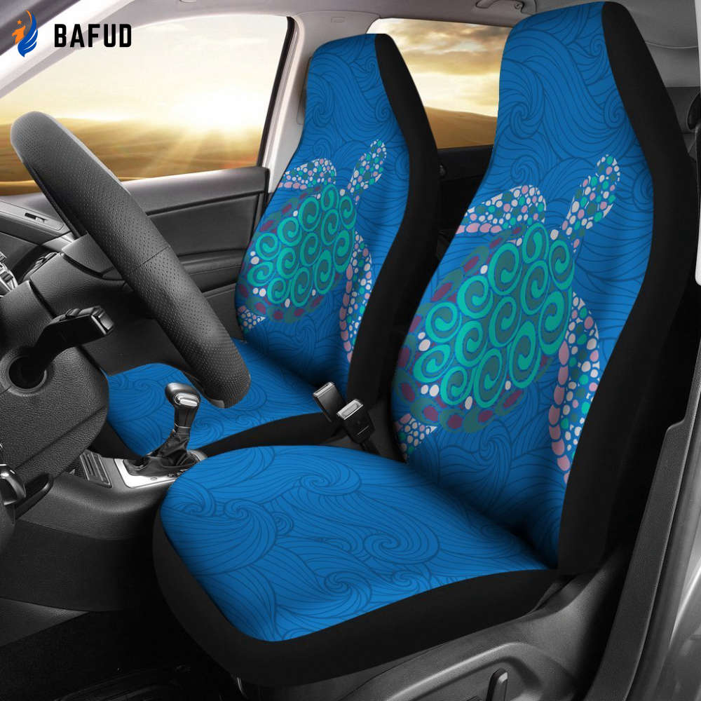 Turtle Car Seat Covers For Fan Gifts 03 - AH - Bafud