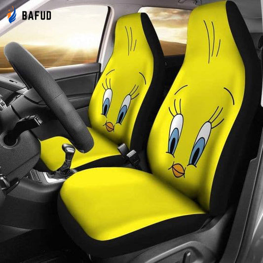 Tweety Bird Funny Car Seat Covers for Fan Gifts G95 - Bafud