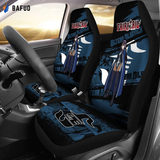 Ultear Milkovich Fairy Tail Car Seat Covers For Fan Gifts Custom Anime Car Accessories - Bafud