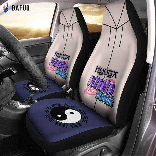 Uniform Child Kid Hinata Car Seat Covers For Fan Gifts Custom NRT Anime Car Accessories Anime Gifts - Bafud