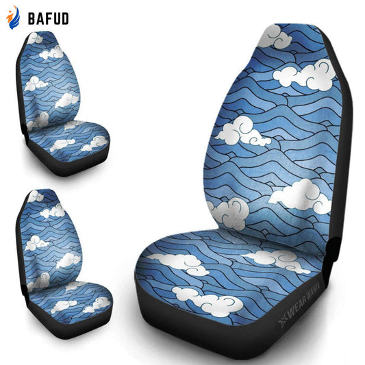 Urokodaki Car Seat Covers For Fan Gifts Custom Urokodaki Uniform Demon Slayer Anime Car Accessories Anime Gifts - Bafud