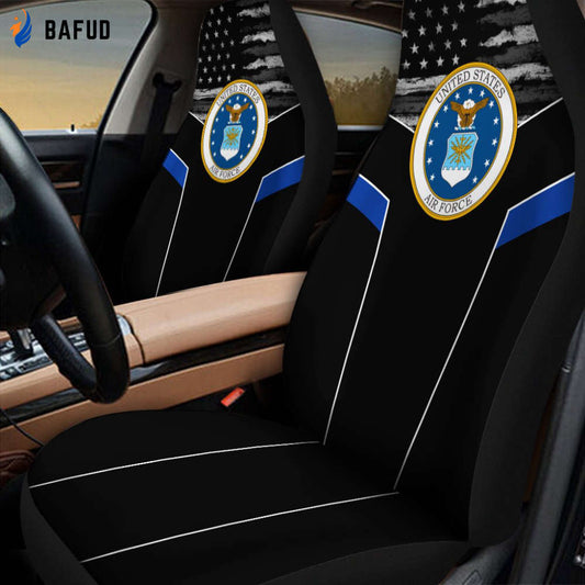 US Air Force 3D design print car seat covers - Bafud