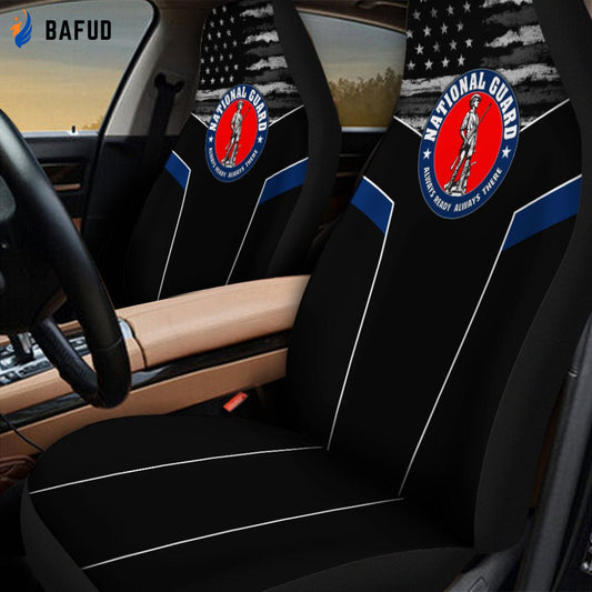 US National Guard 3D design print car seat covers - Bafud