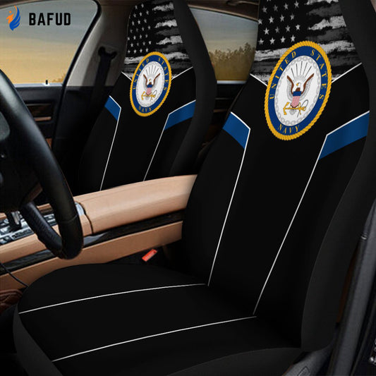 US Navy 3D design print car seat covers - Bafud