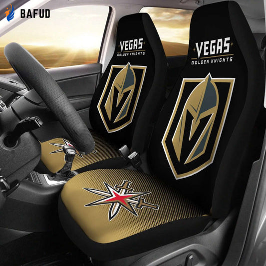 Vegas Golden Knights Seat Covers For Fan Gifts 2 - Bafud