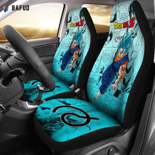 Vegito Hero Dragon Ball Z Car Seat Covers For Fan Gifts Manga Mixed Anime - Bafud