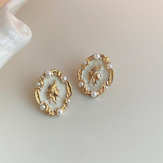 [Clearance] Vintage Cameo Earrings