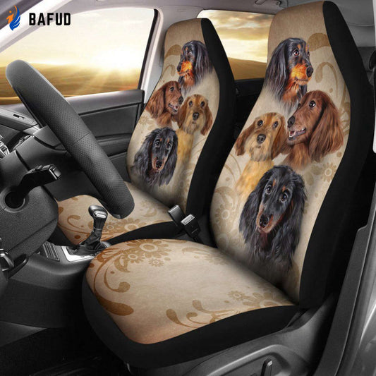 Vintage Dog Car Seat Covers For Fan Gifts - Bafud