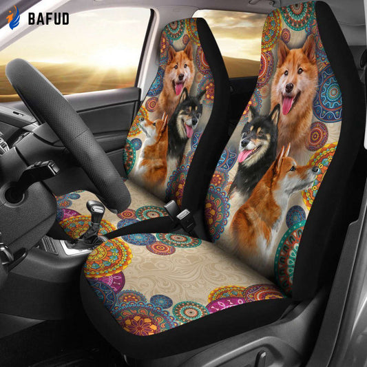 Vintage Shiba Inu Car Seat Covers For Fan Gifts - Bafud