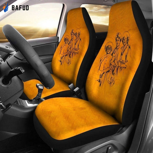 Vintage The Golden Girls Car Seat Covers For Fan Gifts Gift Idea - Bafud