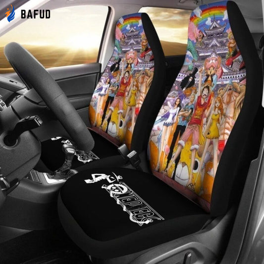 Wano Country Arc One Piece Anime Car Seat Covers For Fan Gifts - Bafud
