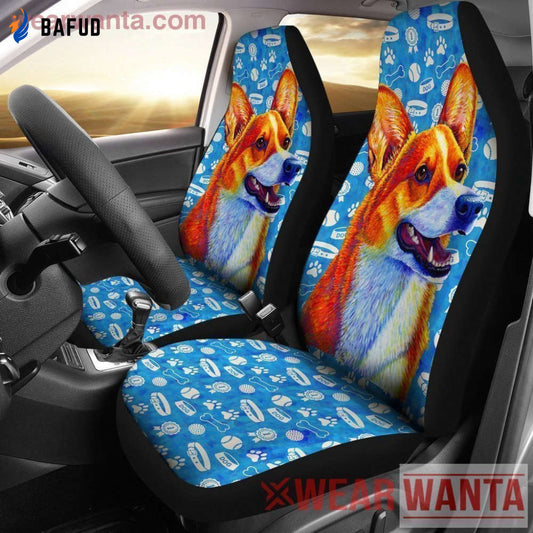 Welsh Corgi Car Seat Covers For Fan Gifts - Bafud