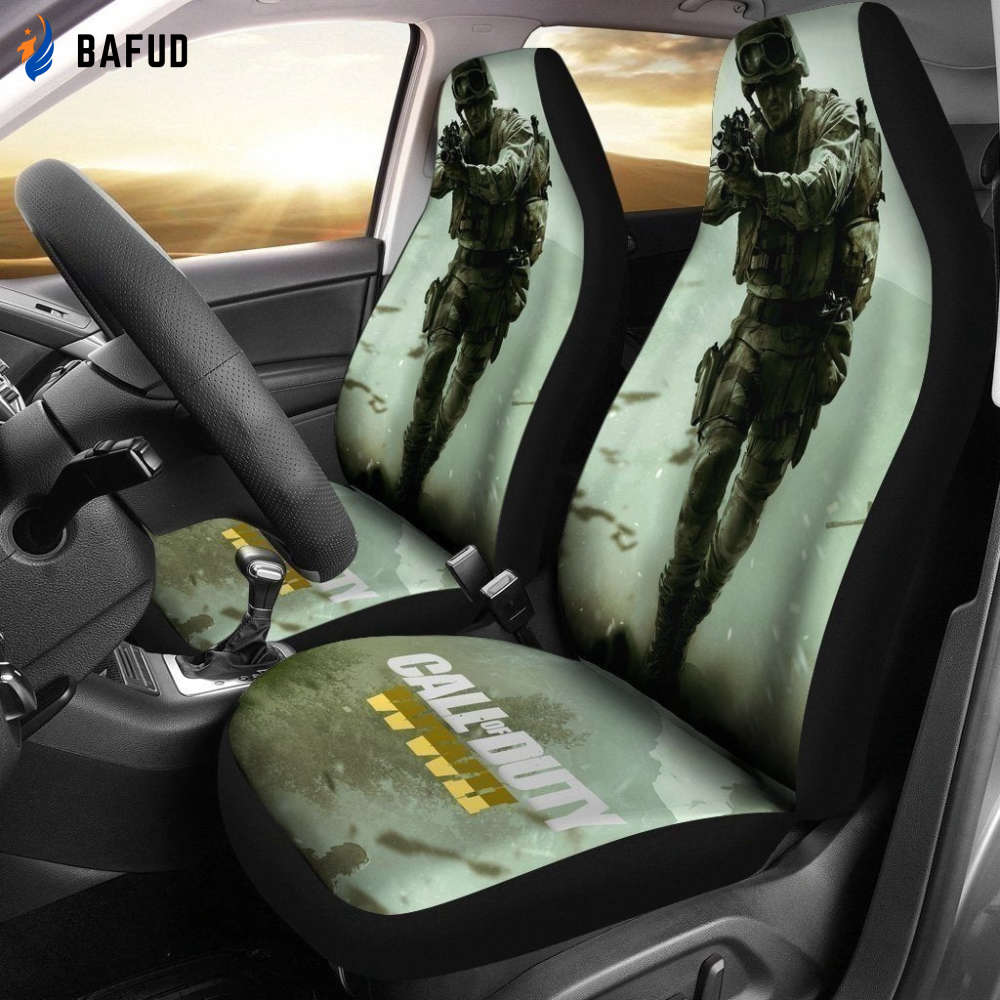 William Pierson World War 2 Call Of Duty Car Seat Covers For Fan Gifts - Bafud