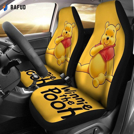 Winnie The Pooh Seat Covers: Perfect Fan Gifts for 1i - Enhance Your Ride! - Bafud