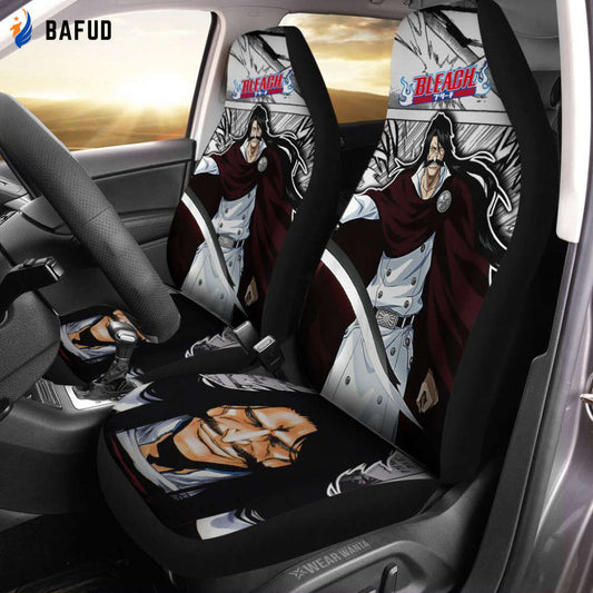 Yhwach Car Seat Covers For Fan Gifts Custom Anime Bleach Car Accessories - Bafud