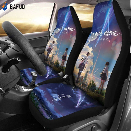 Your Name Car Seat Covers For Fan Gifts - Bafud