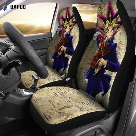Yugi Muto Yugioh Car Seat Covers For Fan Gifts LT04 - Bafud
