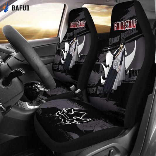 Zeref Dragneel Fairy Tail Car Seat Covers For Fan Gifts Custom Anime Car Accessories - Bafud